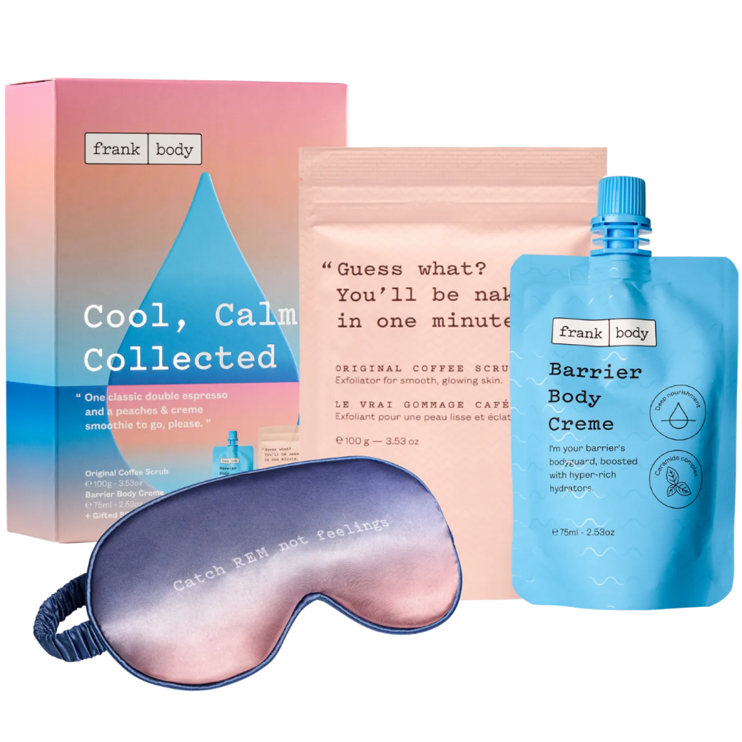 Frank Body Cool, Calm, Collected - Lahjapakkaus - poistuu