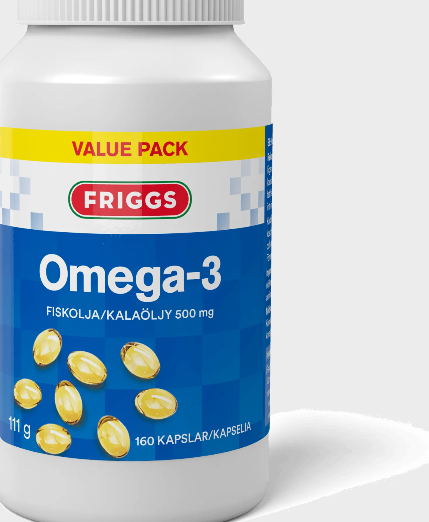 Friggs Omega-3 Kalaöljykapseli 160 kaps.