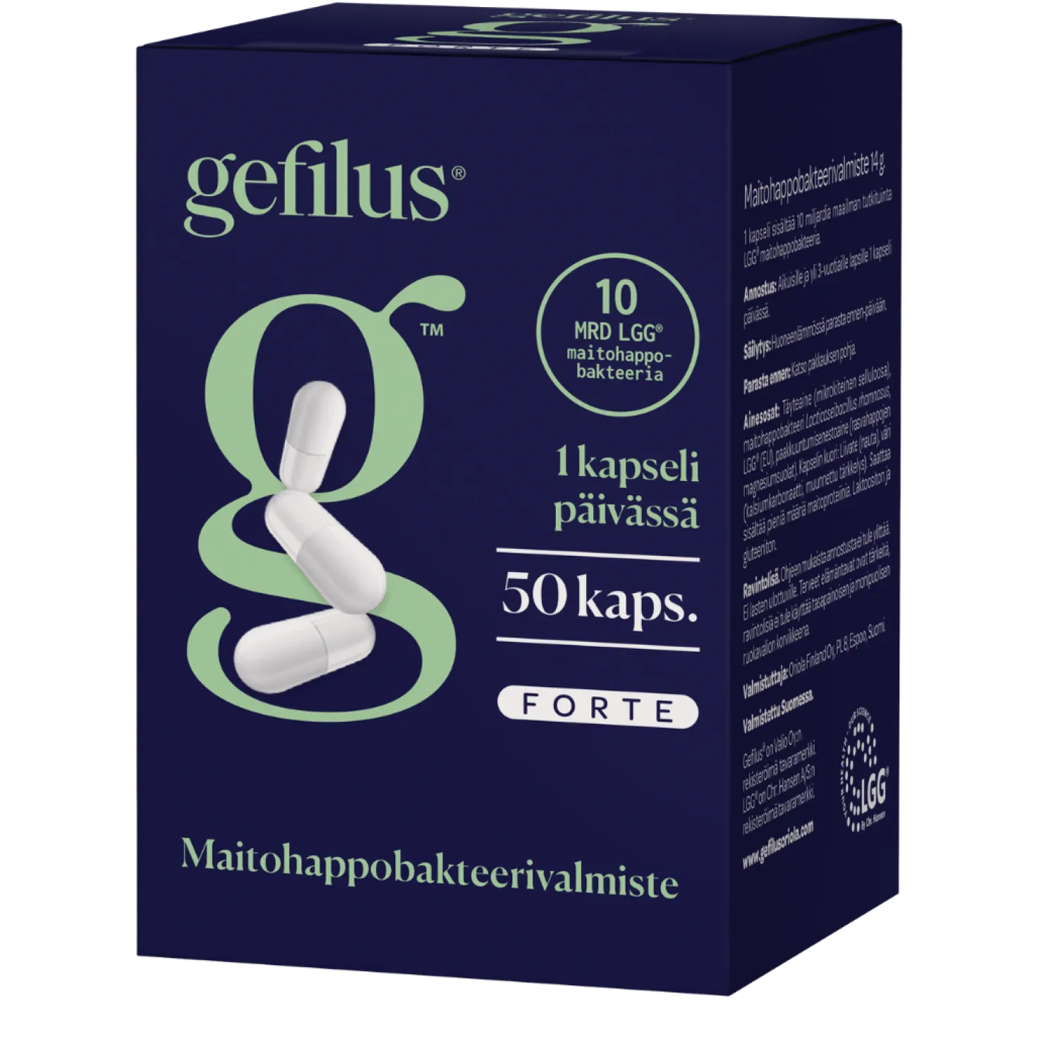 Gefilus Forte Maitohappobakteeri 50 kaps.