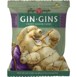 Gin Gins Original Ginger Chews - Inkiväärimakeinen 150 g