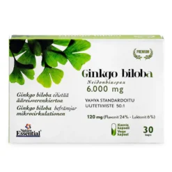 Ginkgo Biloba Neidonhiuspuu 6.000 mg 30 kaps.