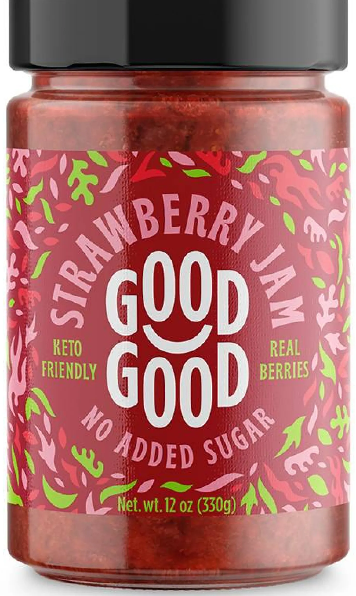 Good Good Strawberry Jam - Keto ystävällinen mansikkahillo 330 g