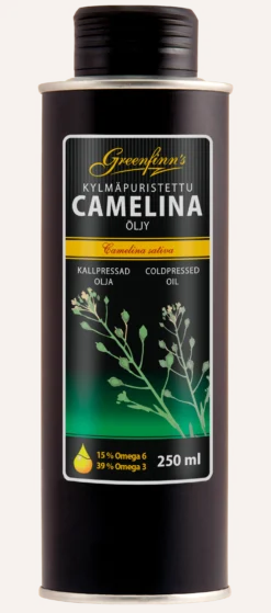 Greenfinn's Kylmäpuristettu Camelinaöljy 250 ml