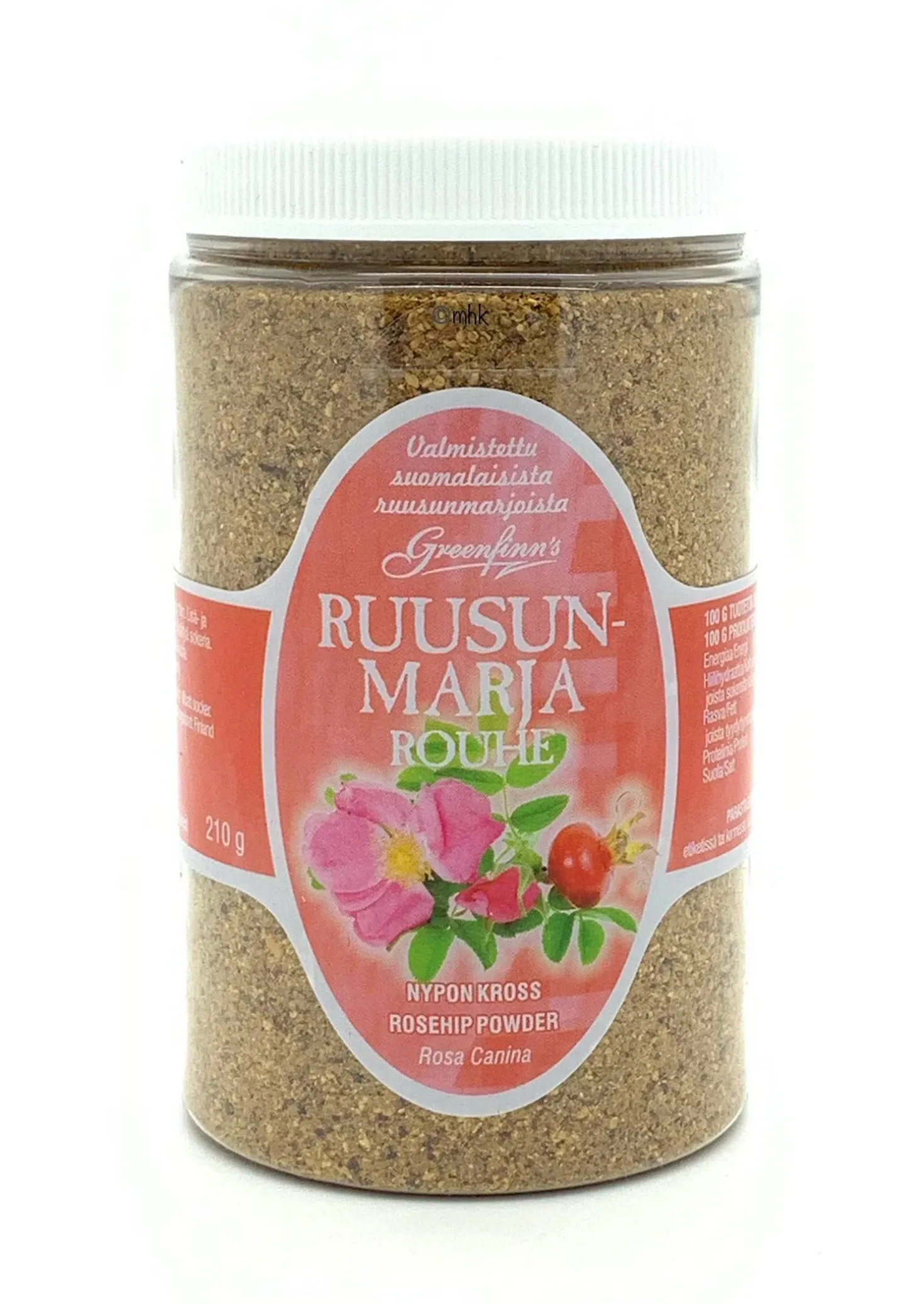 Greenfinn's Ruusunmarjarouhe 210 g