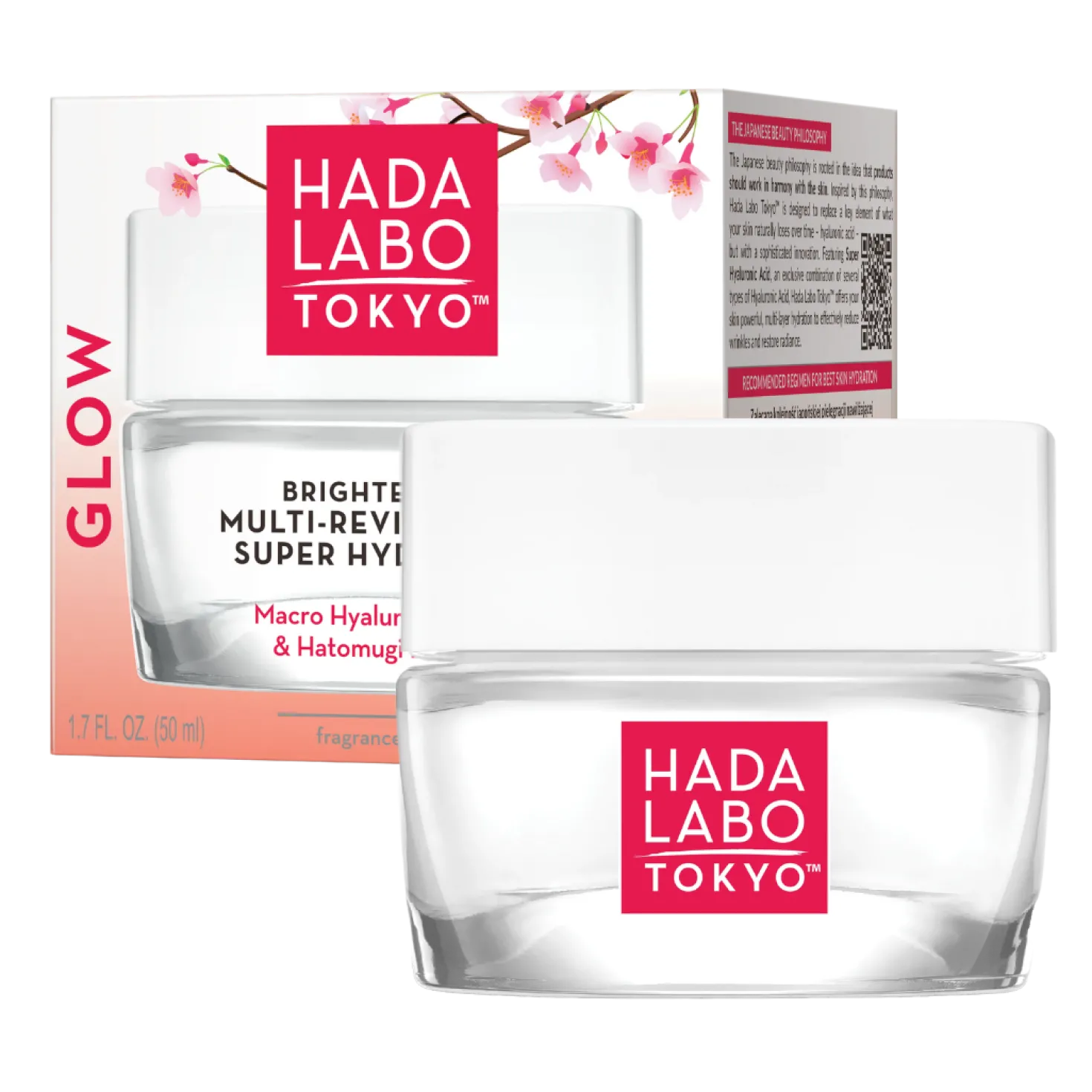 Hada Labo Tokyo GLOW Brightening Multi-Revitalizer Super Hydrogel - Kasvovoide 50 ml