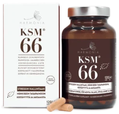 Harmonia KSM66 Ashwagandha juuriuute 120 kaps.
