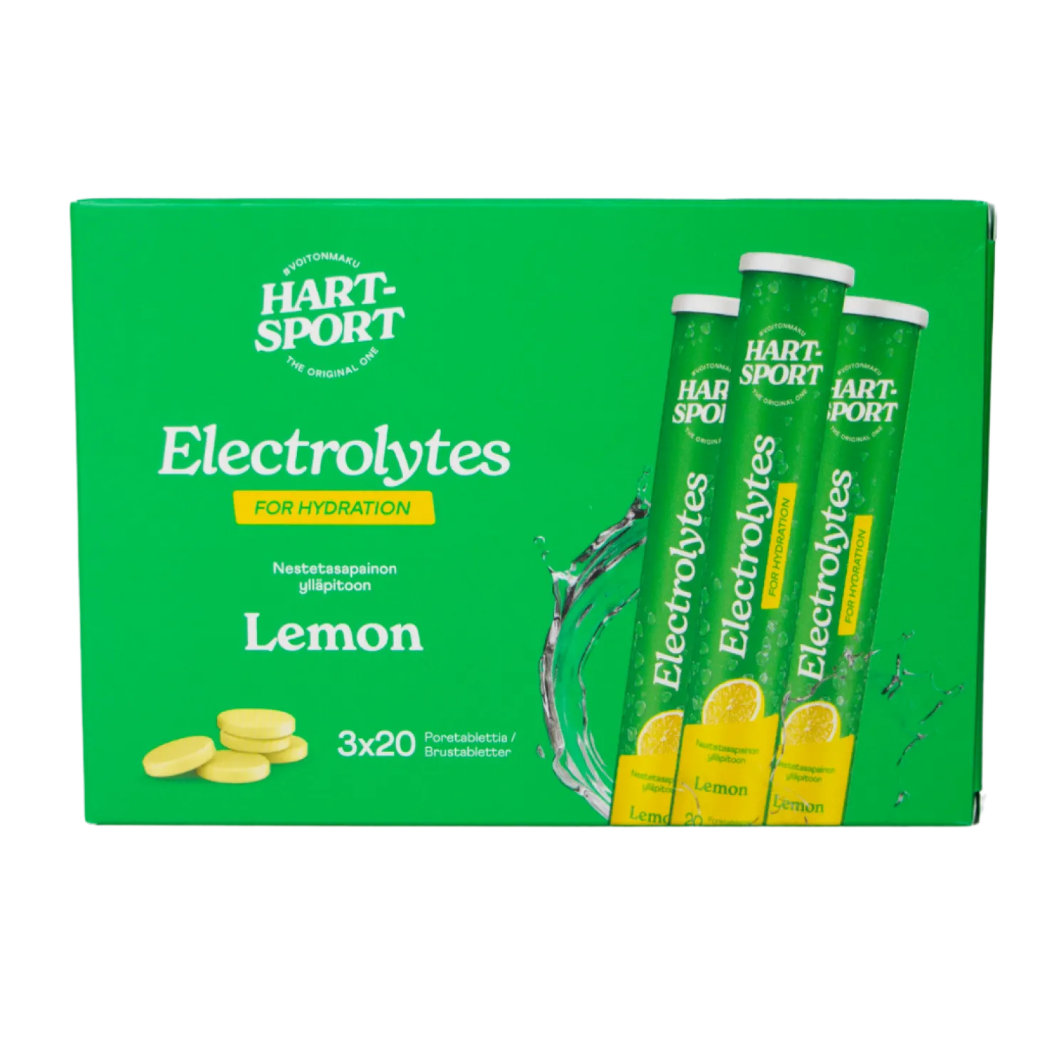 Hart-Sport Elektrolyytti Sitruuna 3 x 20 Poretabl. TUKKUPAKKAUS