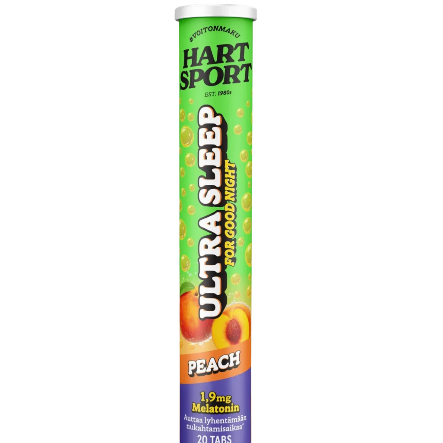 Hart-Sport Ultra Sleep - Melatoniini Persikka 20 poretabl.