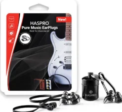 Haspro Pure Music EarPlugs - Silikonikorvatulpat musiikkitapahtumaan 2 paria, 2 kokoa (Small ja Regular)