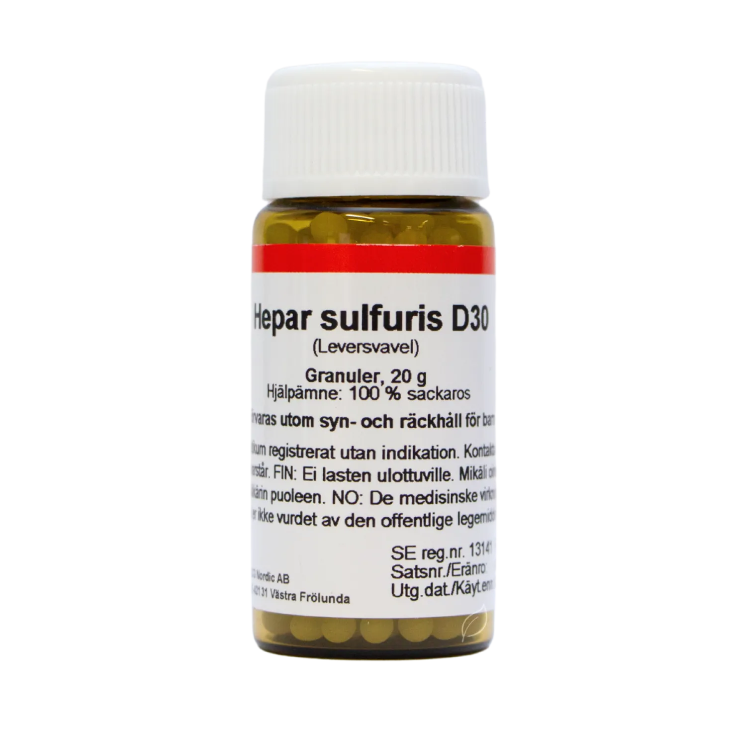 Hepar sulfuris D30 H247FIN