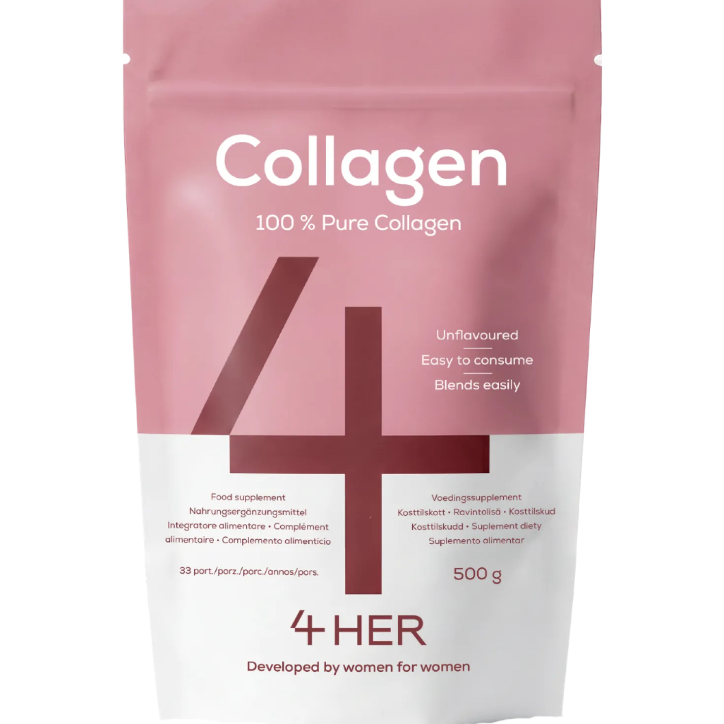 4HER Collagen Pure - Kollageeni 500 g