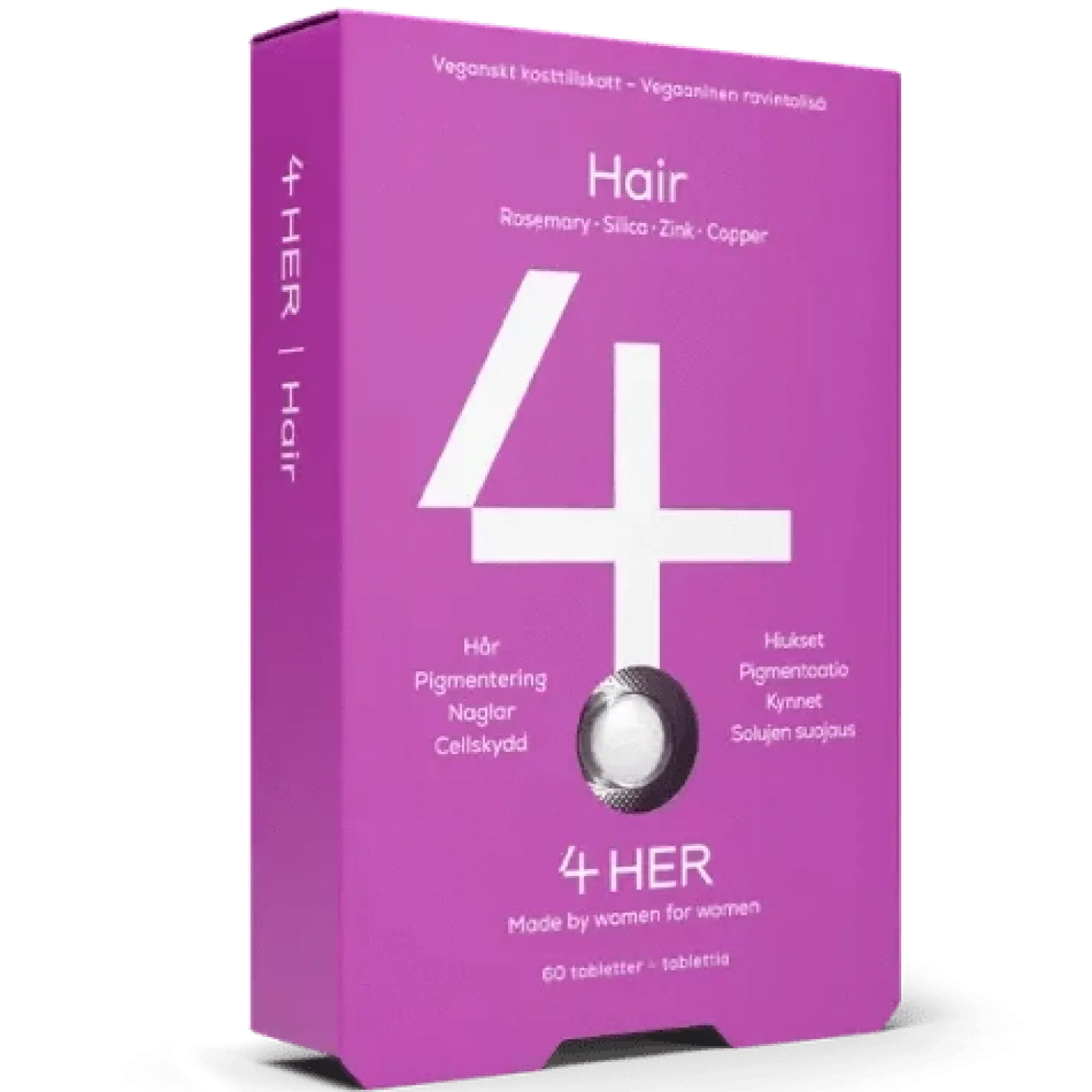 4HER Hair 60 tabl. - Päiväys 10/2026