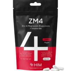 4HIM ZM4 – Magnesiumglysinaatti, Sinkki & B6 90 kaps.