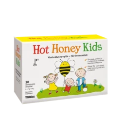 Hot Honey Kids - C-vitamiini - sinkki - hunaja - Kuumajuomajauhe 20 pss