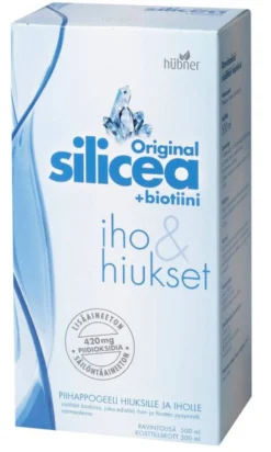 Hubner Original Silicea + Biotiini piihappogeeli - Iho & Hiukset 500 ml