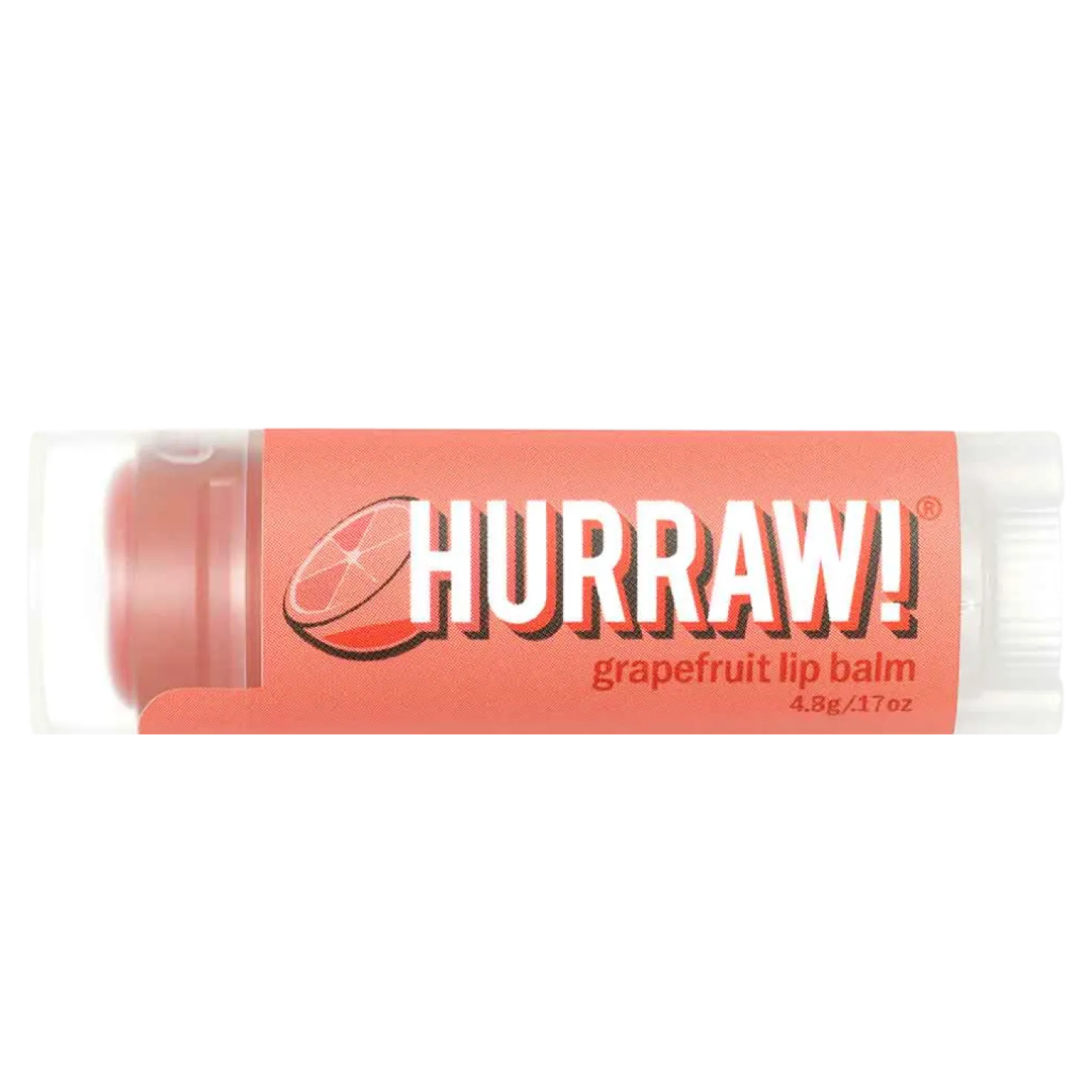 Hurraw! Grapefruit Lip Balm - Huulivoide 4,8 g