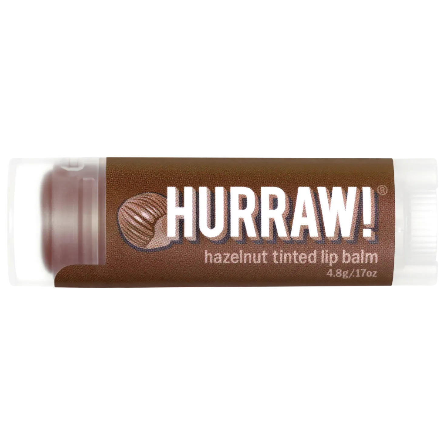Hurraw! Hazelnut Tinted Lip Balm - Sävyttävä huulivoide 4,8 g