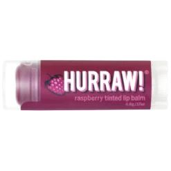 Hurraw! Raspberry Tinted Lip Balm - Sävyttävä huulivoide 4,8 g