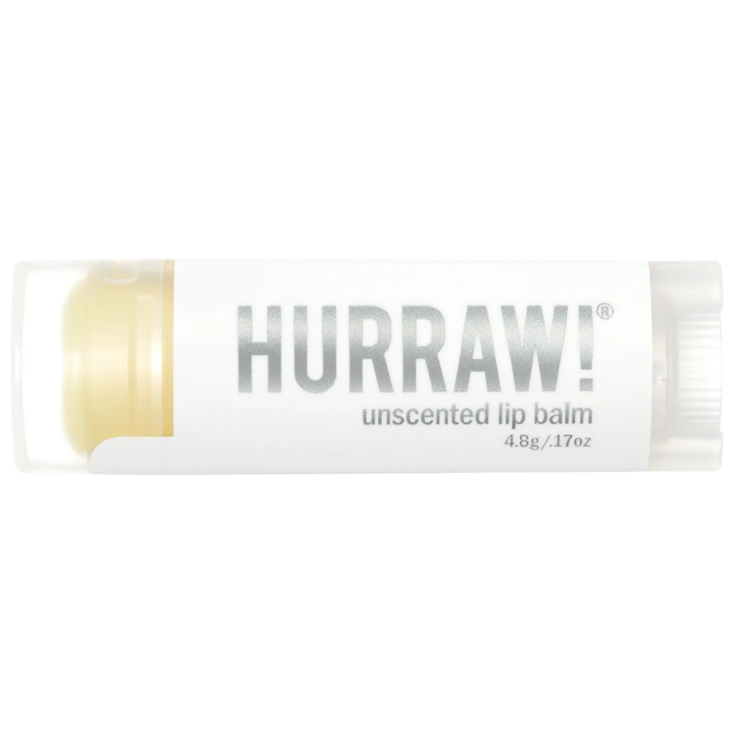 Hurraw! Unscented Lip Balm - Hajusteeton Huulivoide 4,8 g
