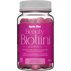 Hyvän Olon Beauty Biotiini Gummies 5000 µg - Vesimeloni 60 kpl