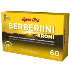 Hyvän Olon Berberiini - Kromi 60 tabl. - HUOM! Päiväys 12/2026