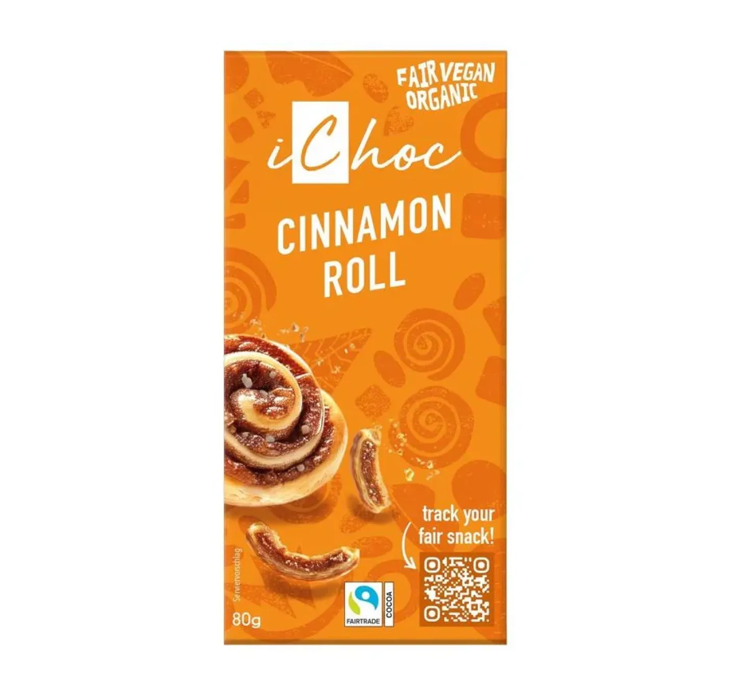 iChoc Kanelipullanmakuinen suklaa 80 g