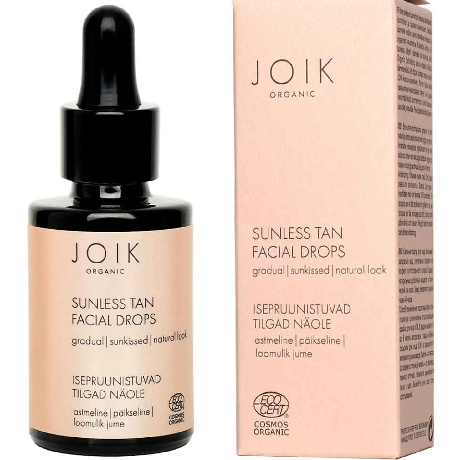Joik Sunless Tan Facial Drops - itseruskettavat kasvotipat 30 ml