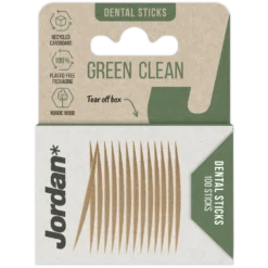 Jordan Green Clean - Puiset hammastikut 100 kpl