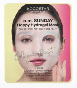 KOCOSTAR a.m. SUNDAY Happy Hydrogel Mask - Kasvonaamio 1 kpl