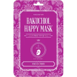 KOCOSTAR Bakuchiol Happy Mask - Bakuchiol kangasnaamio 1 kpl - HUOM Päiväys 02/2027