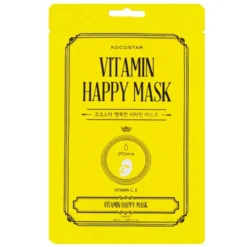 KOCOSTAR Vitamin Happy Mask - kosteuttava kangasnaamio 1 kpl