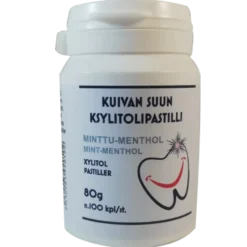Kuivan Suun Ksylitolipastilli - Minttu-Menthol 80 g n. 100 kpl