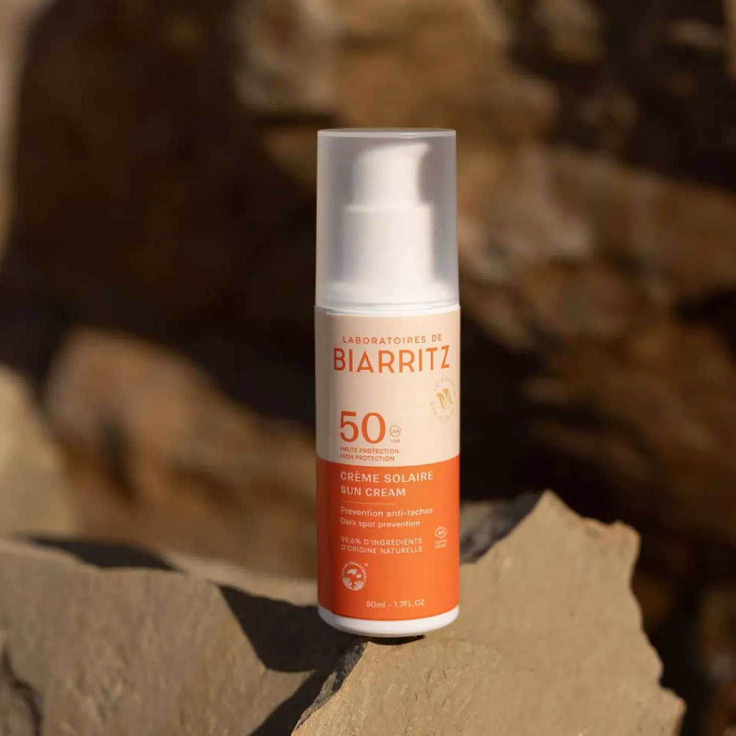 Laboratoires de Biarritz Face Sun Cream SPF50 - Aurinkovoide Kasvoille 50 ml - erä