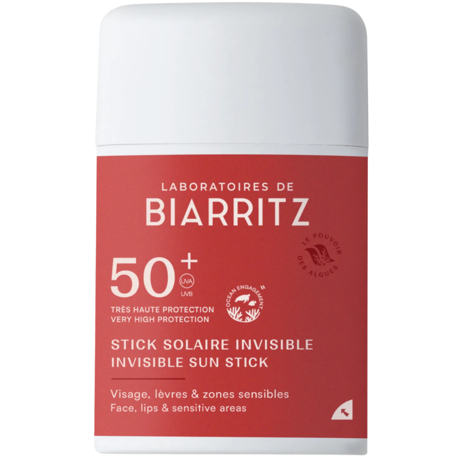 Laboratoires de Biarritz Suncare Invisible Sun Stick SPF50+ - Aurinkosuojapuikko 10 g - erä
