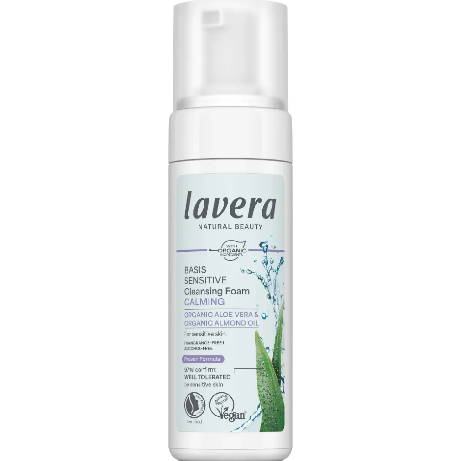 Lavera Basis Sensitiv Cleansing Foam - Puhdistusvaahto 150 ml
