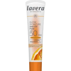 Lavera Glow By Nature Anti-UV Fluid SPF50 - Sävytetty kasvovoide 40 ml
