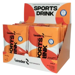Leader Performance Sports Drink - Urheilujuomajauhe Cola 30 x 45 g TUKKUPAKKAUS