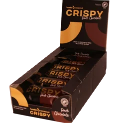 Leader Promour Crispy Dark Chocolate - Proteiinipatukka 18 x 45 g TUKKUPAKKAUS - Päiväys 01/2027