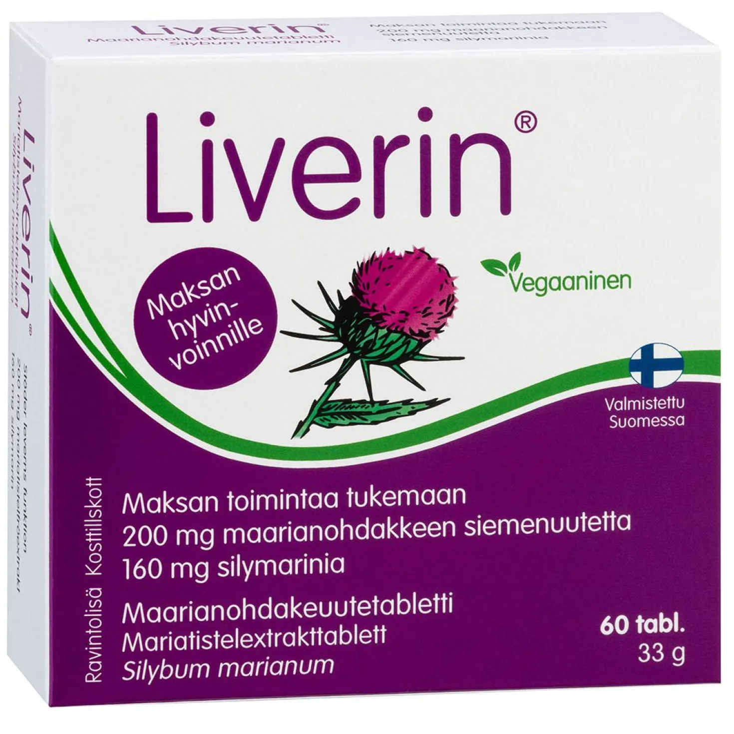 Liverin - Maarianohdakeuutetabletti 60 tabl.