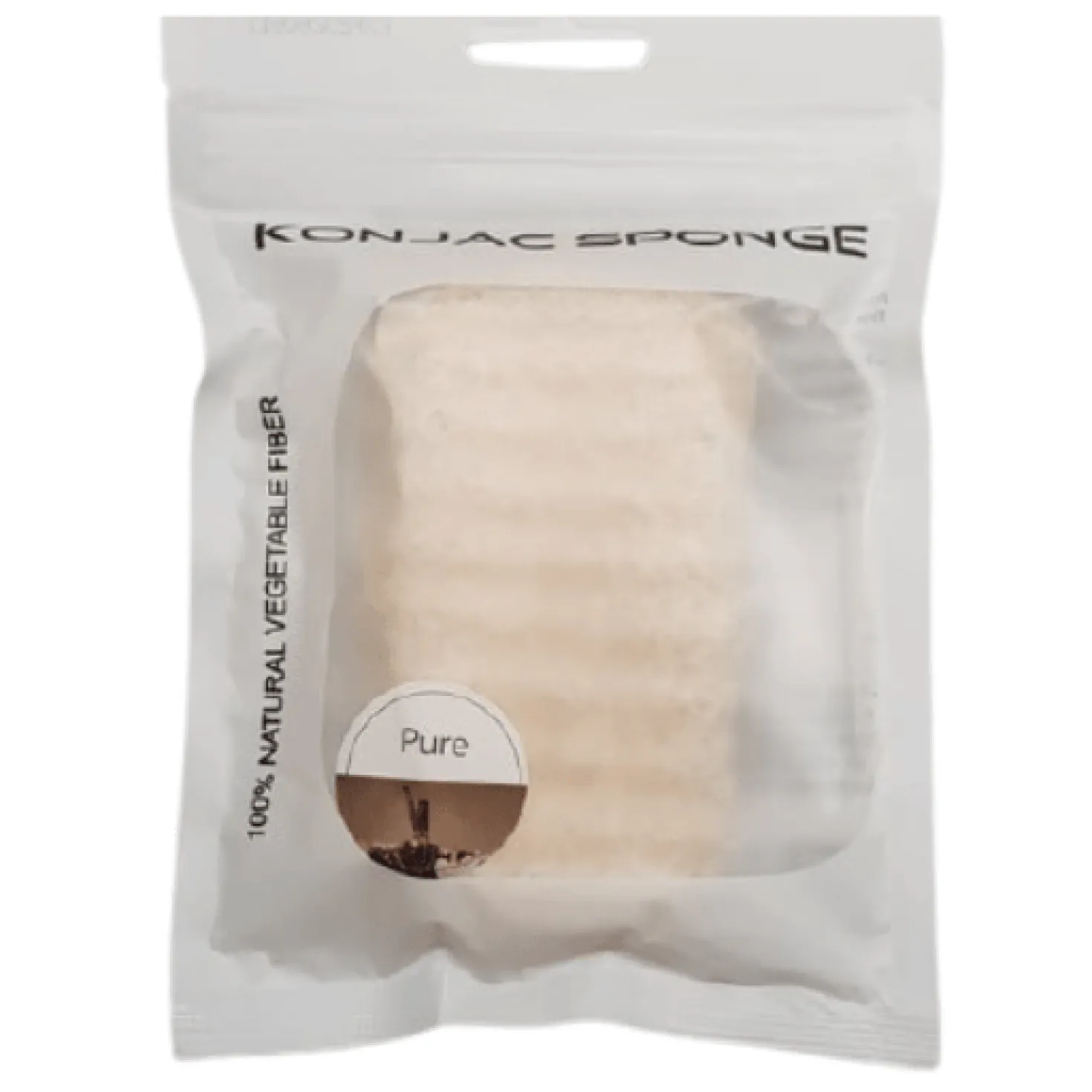 LuxMe Konjac Sponge - konjac-vartalosieni 1 kpl