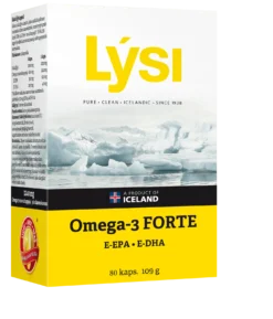 Lysi Omega-3 FORTE Kalaöljykapseli 80 kaps.