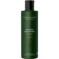 Madara Nourish and Repair Shampoo, kuiville ja vaurioituneille hiuksille 250 ml
