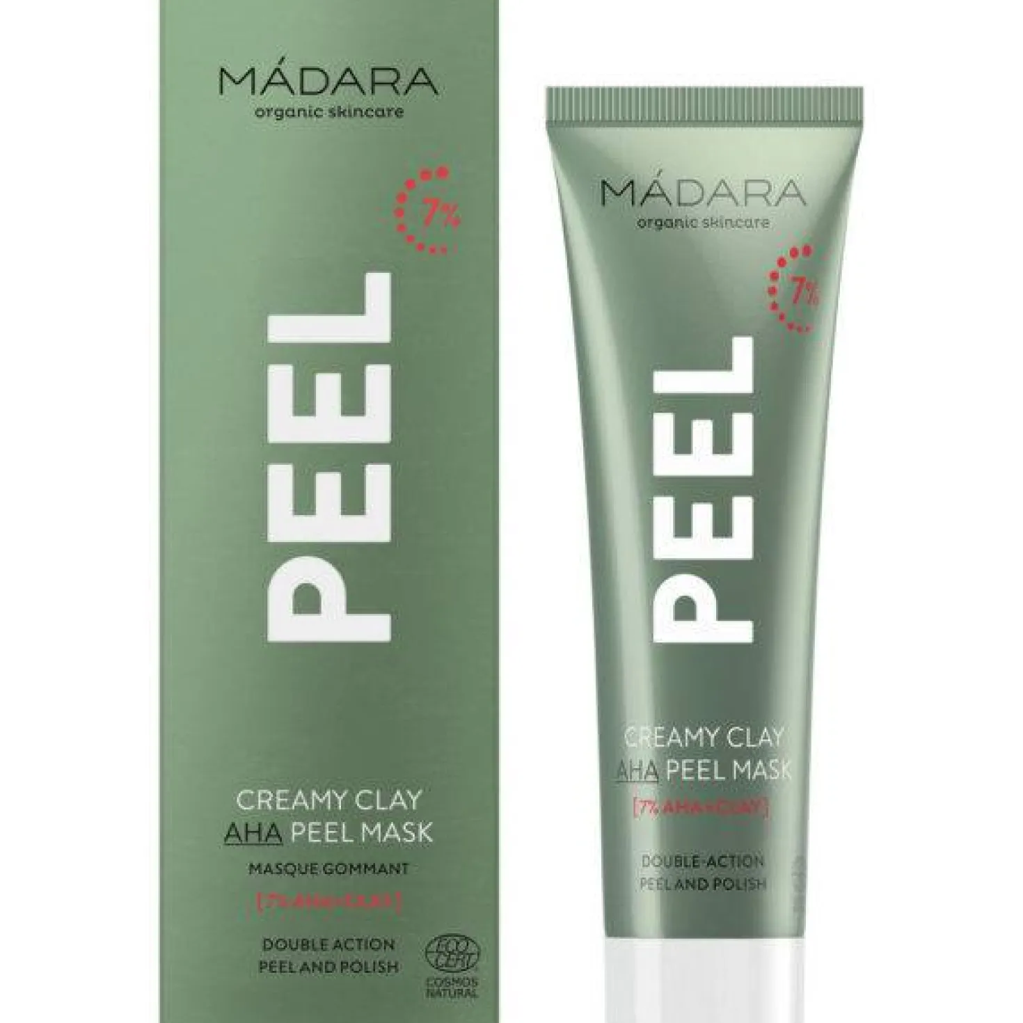 Madara PEEL Creamy Clay AHA Peel Mask - Kuorintanaamio 60 ml