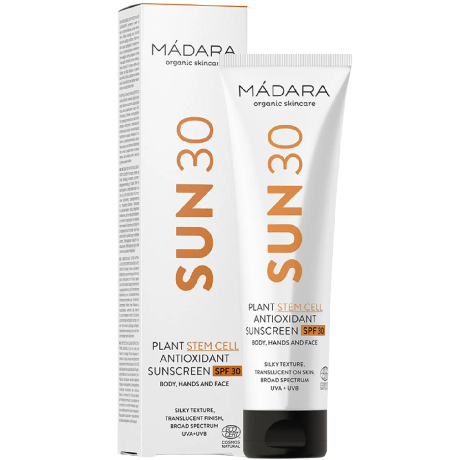 Madara Plant Stem Cell Antioxidant SPF30 Aurinkovoide vartalolle 100 ml