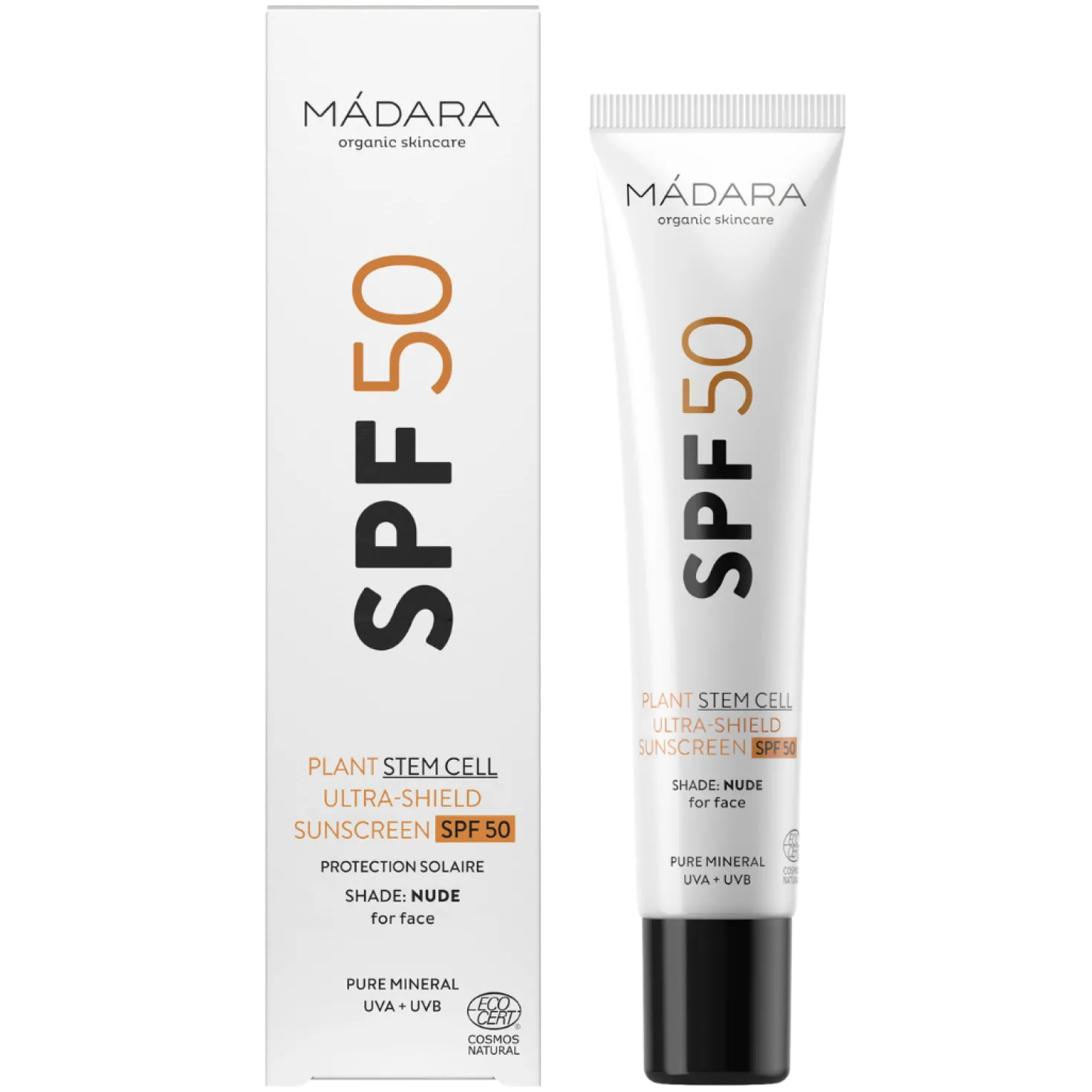 Madara Plant Stem Cell Ultra-Shield Sunscreen - Aurinkosuojavoide SPF50 40 ml