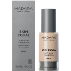 Madara Skin Equal Soft Glow Foundation - Heleyttävä meikkivoide SPF20 Porcelain 10