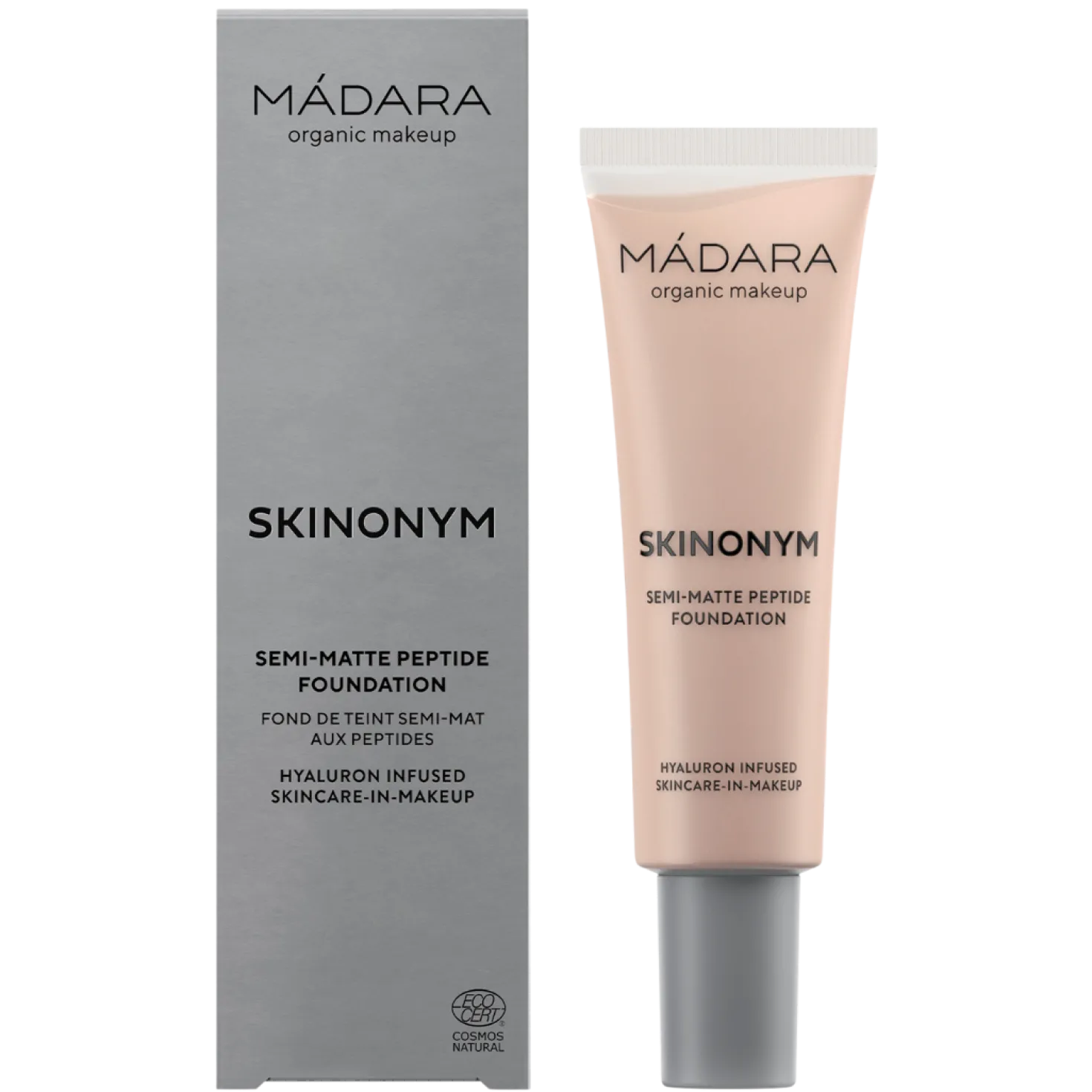 Madara Skinonym Semi-Matte Peptide Foundation - Puolimatta meikkivoide Rose Ivory 30