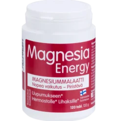 Magnesia Energy - Magnesiumtabletti 120 tabl.