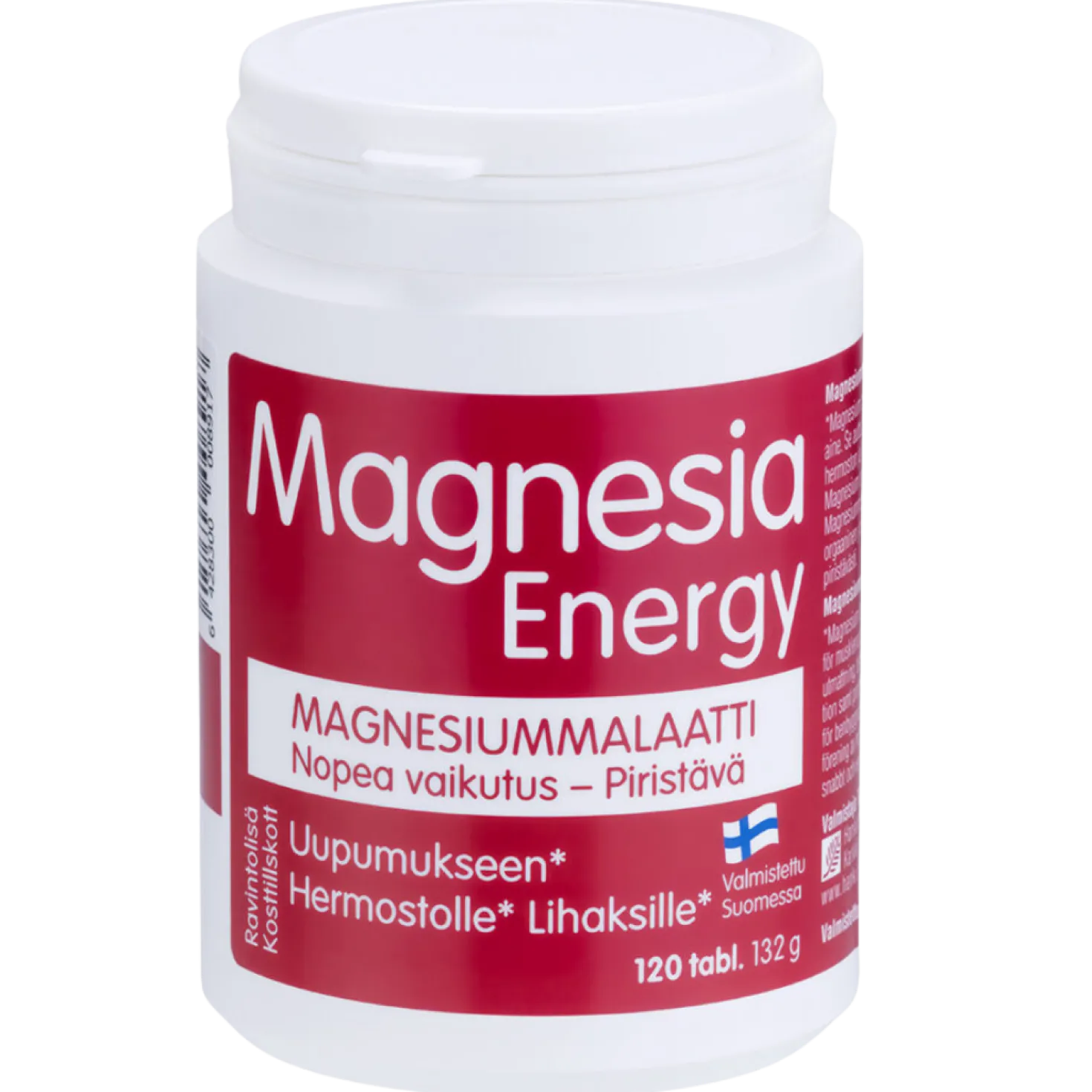 Magnesia Energy - Magnesiumtabletti 120 tabl.