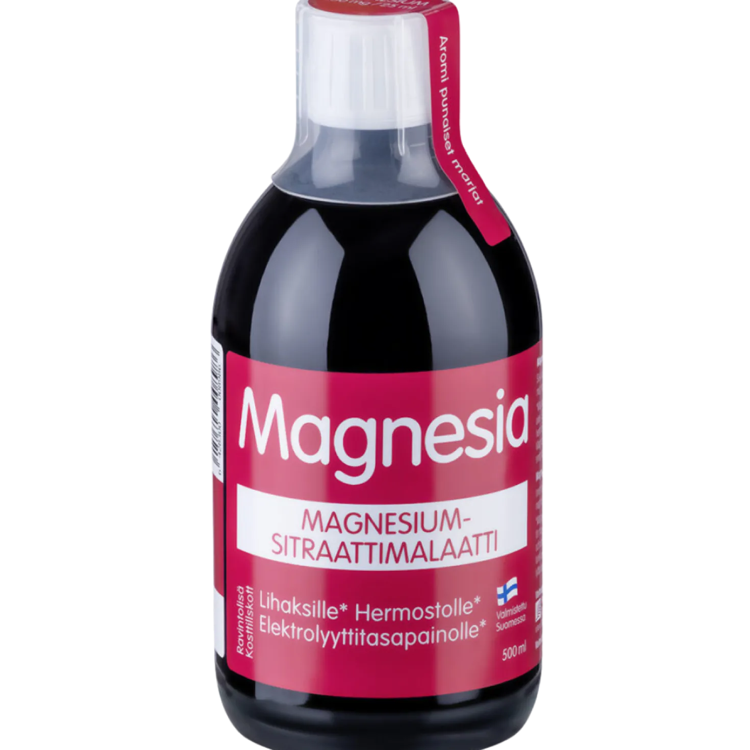Magnesia Magnesiumsitraattimalaatti - Nestemäinen magnesium 500 ml
